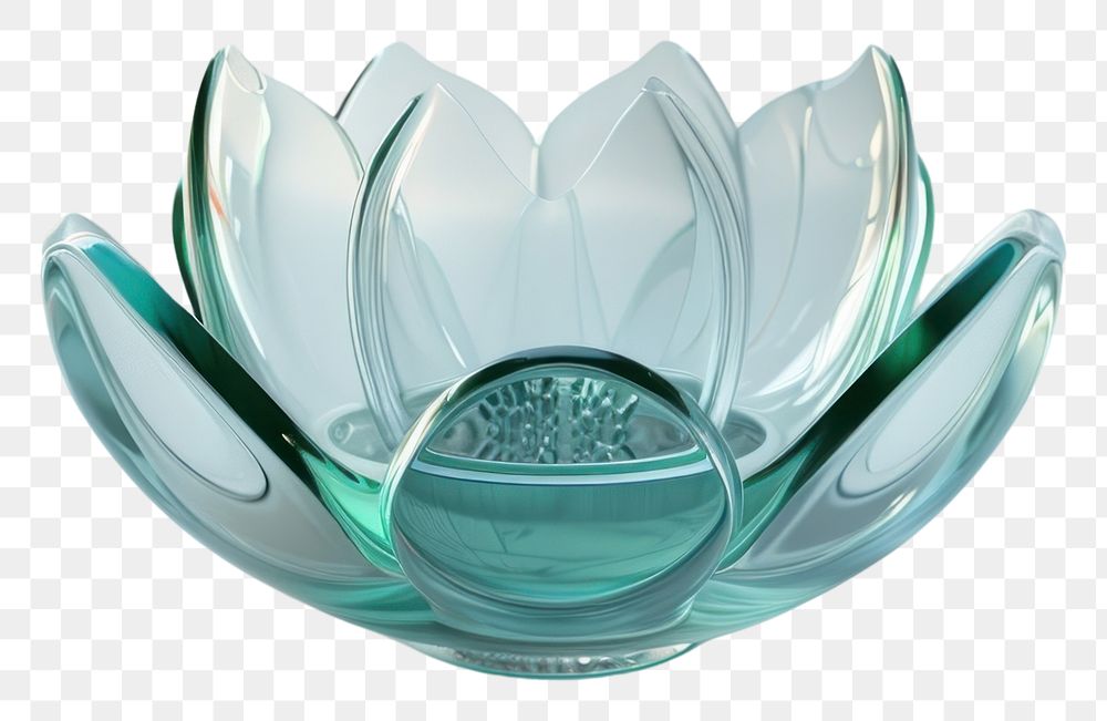 PNG Glass pottery bowl translucent.