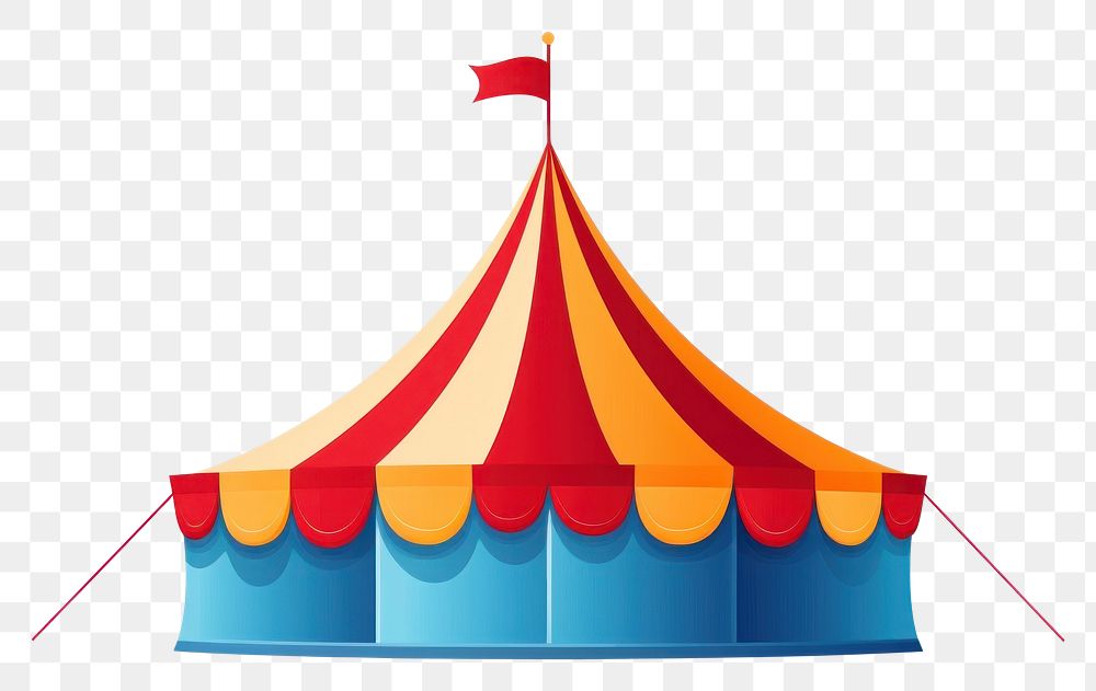 PNG  Circus tent recreation white background celebration. AI generated Image by rawpixel.