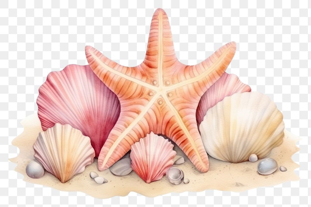 PNG Sea shells seashell seafood nature.