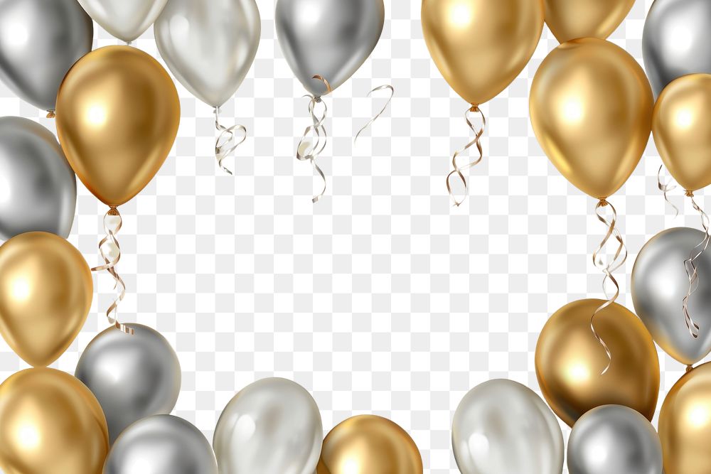 PNG Gold and silver balloon backgrounds jewelry pearl.