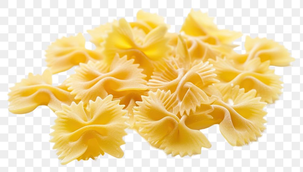PNG  Farfalle pasta food white background fettuccine.