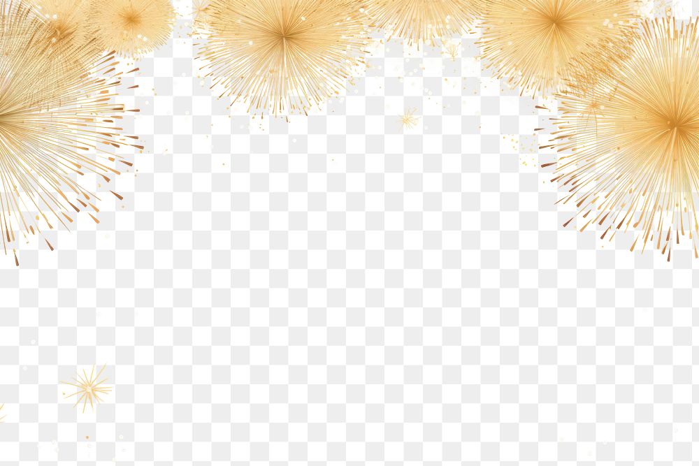 PNG  Gold a firework fireworks backgrounds celebration. AI generated Image by rawpixel.