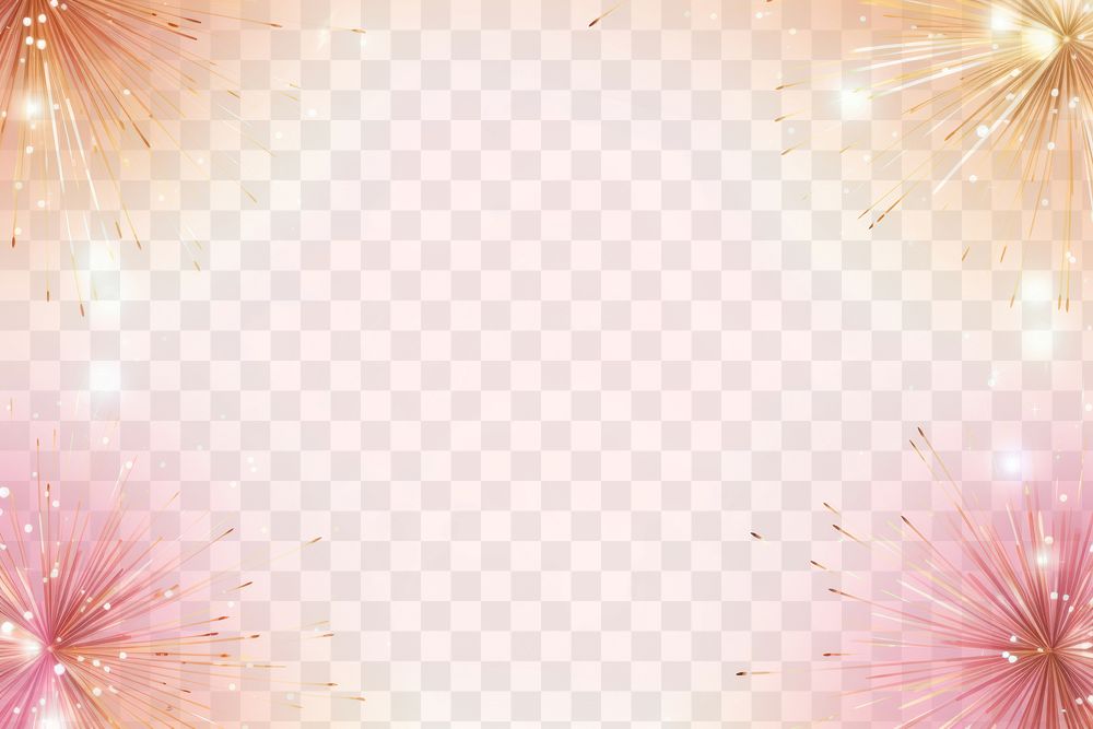PNG  Gold a firework fireworks backgrounds pink. AI generated Image by rawpixel.