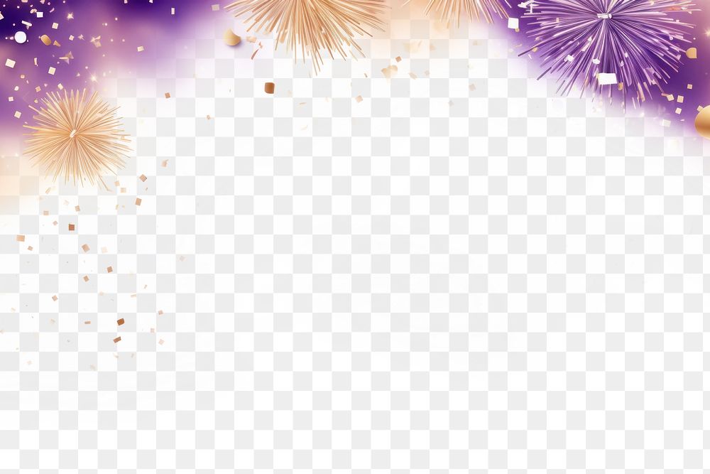 PNG  Gold a firework fireworks purple backgrounds. AI generated Image by rawpixel.