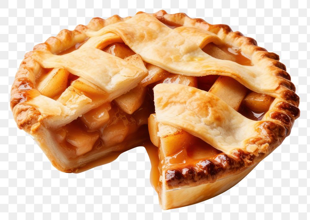 PNG Apple Pie pie dessert food. AI generated Image by rawpixel.