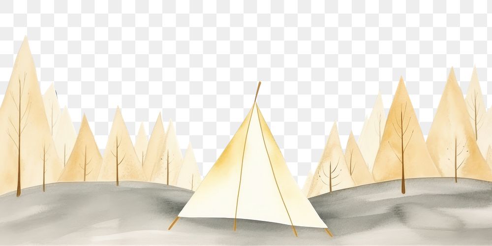 PNG  Camping outdoors nature line. AI generated Image by rawpixel.