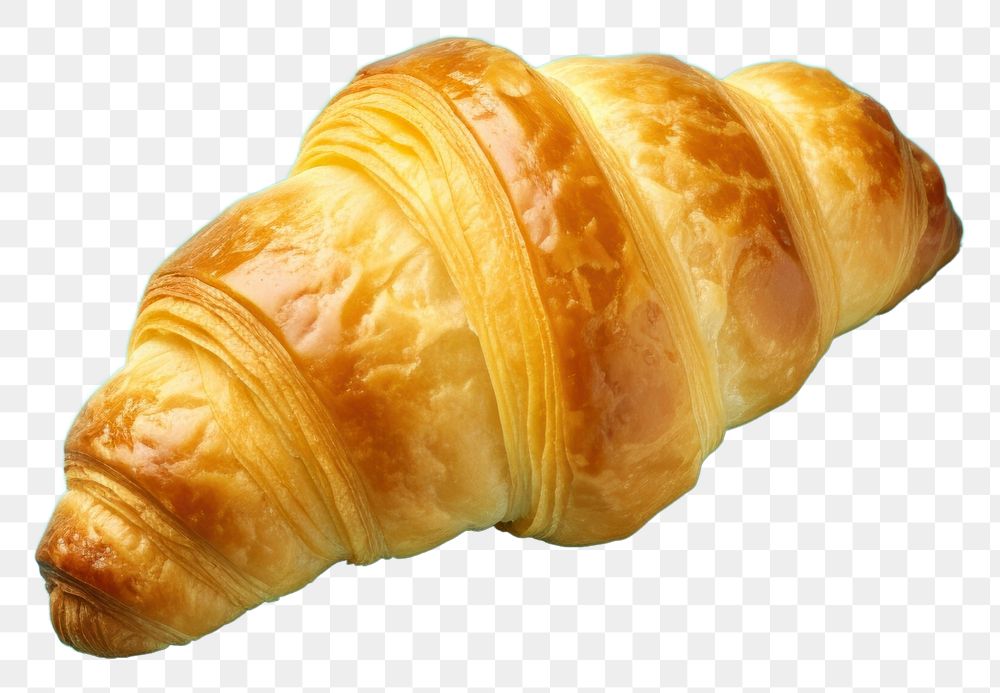 PNG  Croissant bread food viennoiserie. AI generated Image by rawpixel.