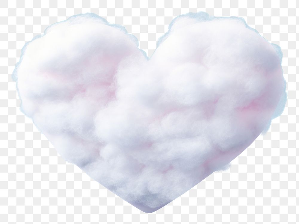 PNG  Dreams heart cloud outdoors nature tranquility. AI generated Image by rawpixel.