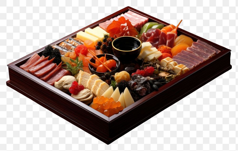 PNG  Osechi Ryori food osechi sushi. AI generated Image by rawpixel.