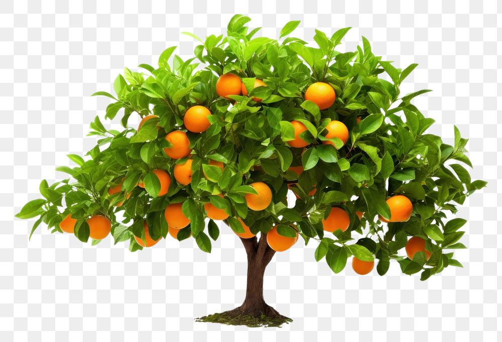 PNG Orange Tree tree grapefruit bonsai. AI generated Image by rawpixel.