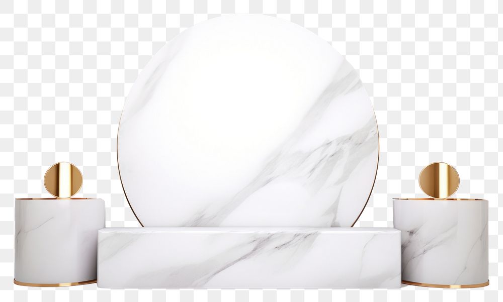 PNG  White marble background architecture sideboard cosmetics.