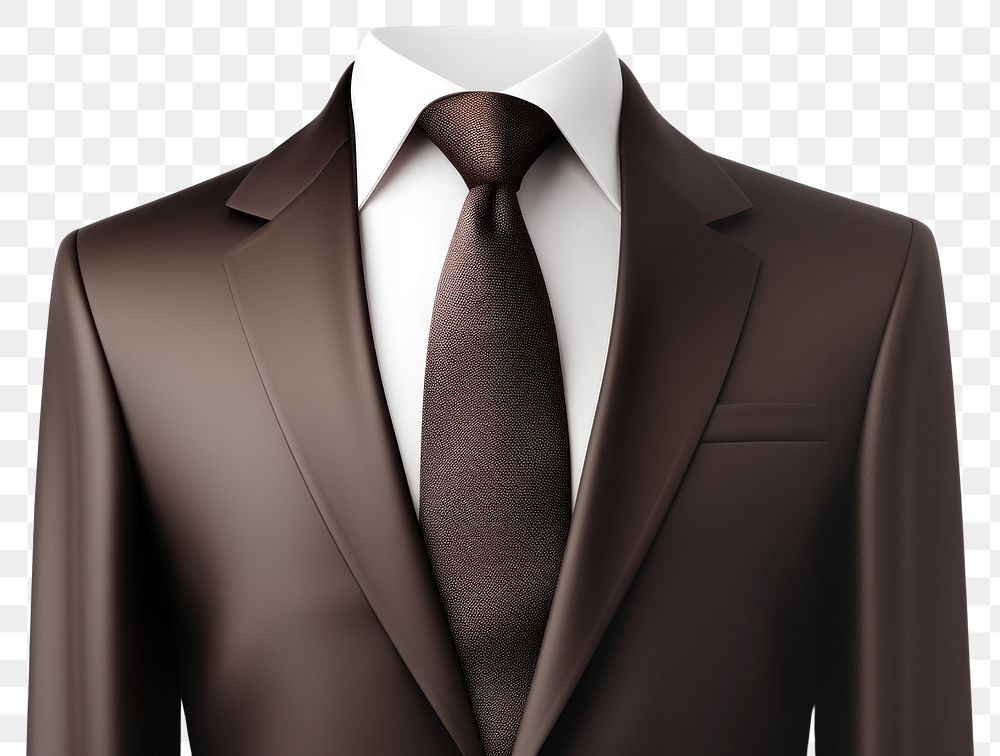 PNG  A suit with a tie necktie tuxedo blazer. AI generated Image by rawpixel.