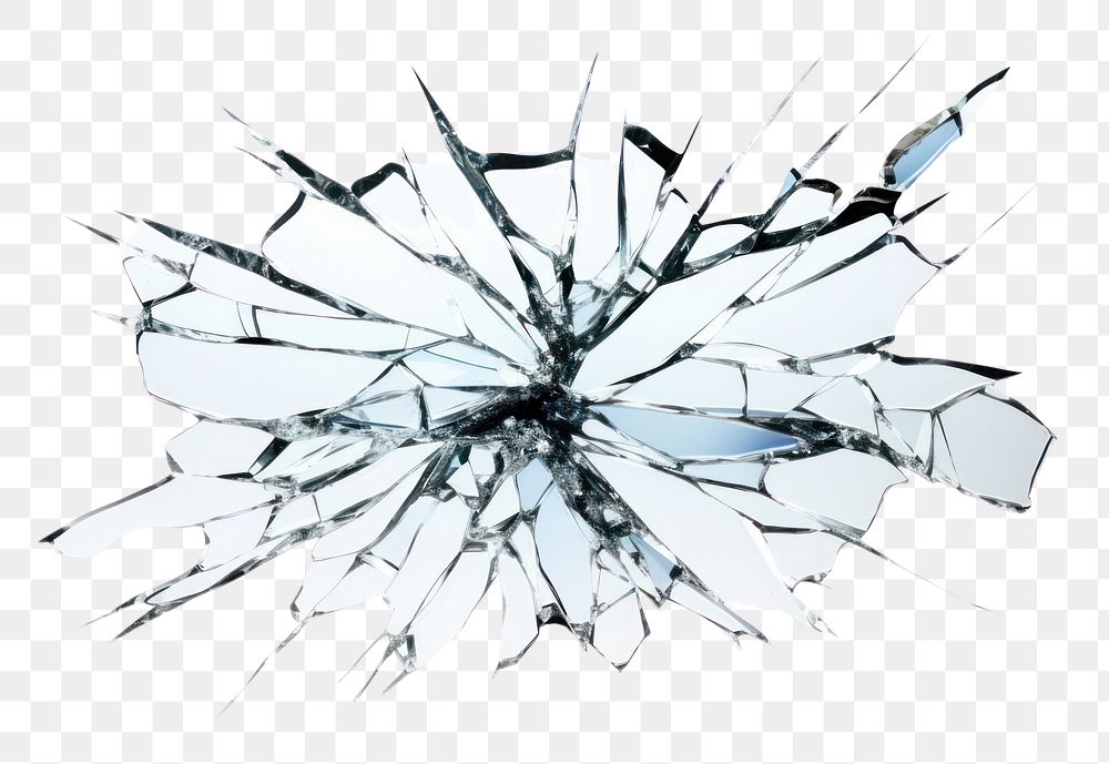 PNG  Broken glass backgrounds white background destruction. AI generated Image by rawpixel.