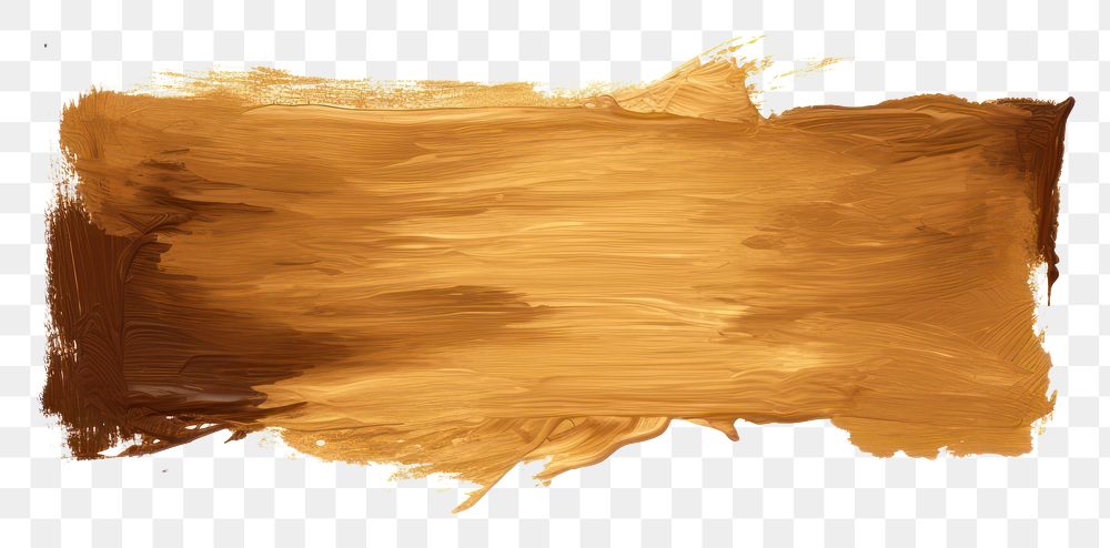 PNG Brown and gold flat paint brush stroke backgrounds rectangle white background.