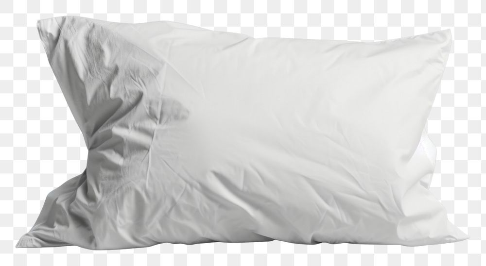 PNG  Mailling bag mockup cushion pillow white.
