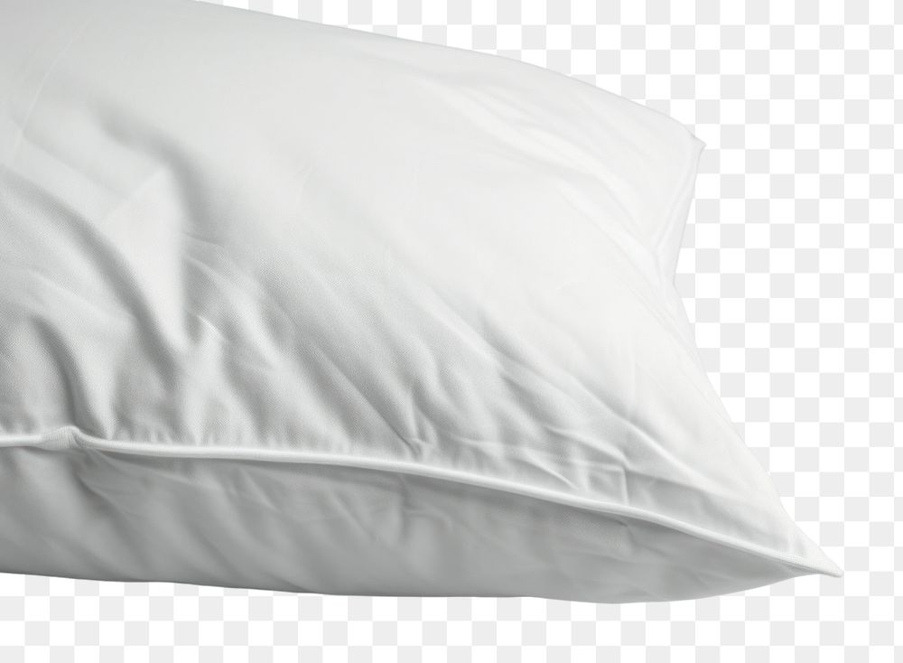PNG  Pillow mockup white cushion gray.