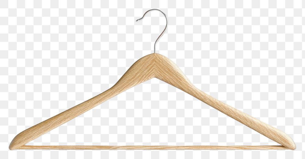 PNG  Oak wood clothe hangermockup simplicity coathanger hanging.