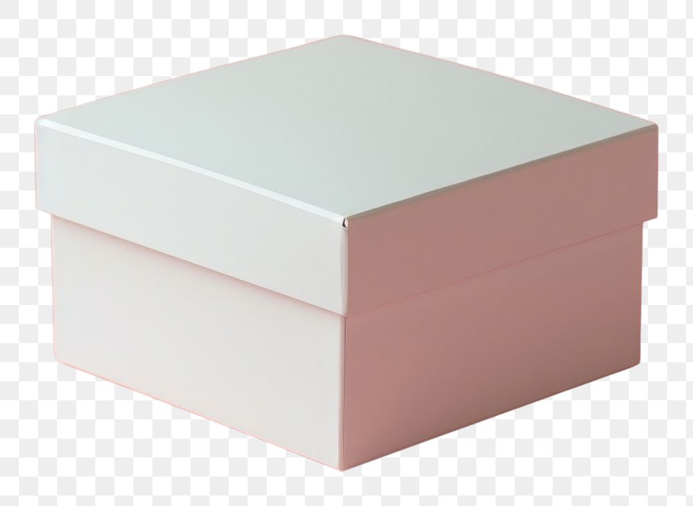 PNG  Gift box mockup carton white simplicity.