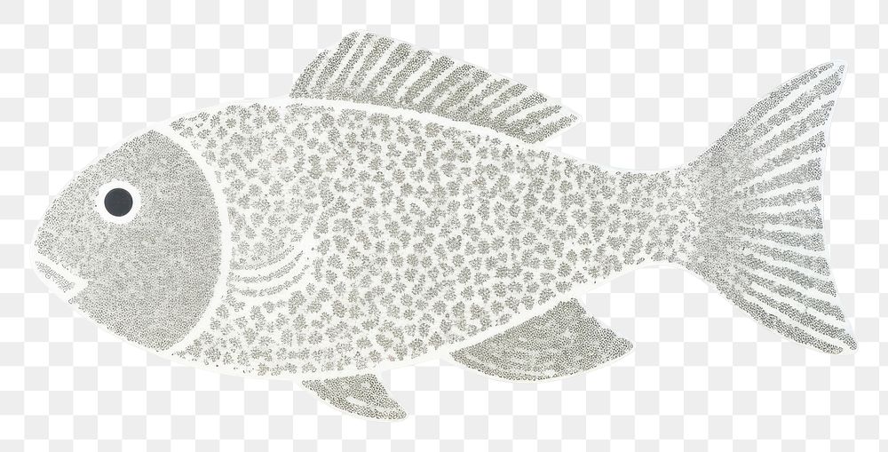 PNG  Fish animal white background underwater. AI generated Image by rawpixel.