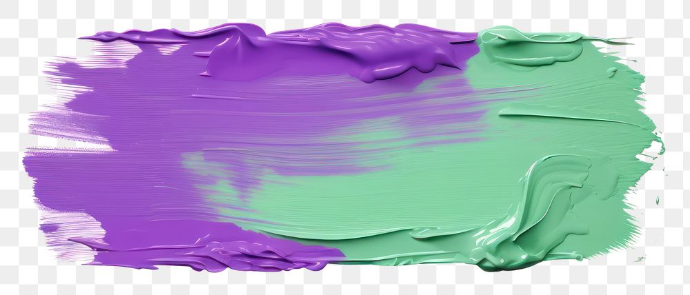 PNG Green and violet flat paint brush stroke backgrounds rectangle purple.
