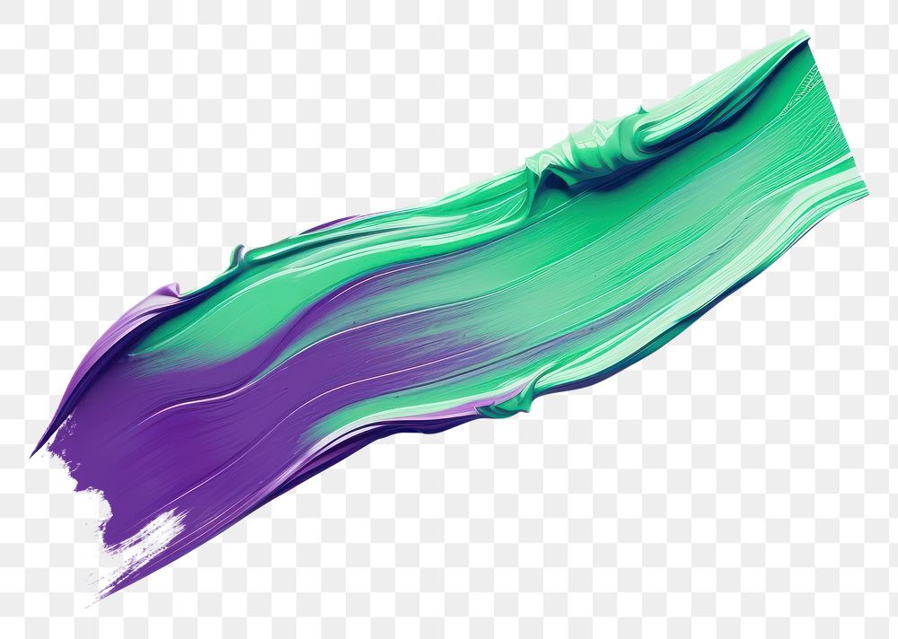 PNG Green and violet flat paint brush stroke purple white background abstract.