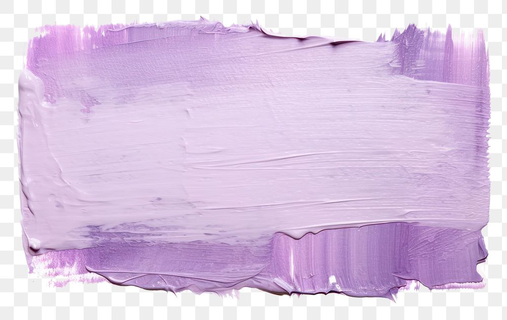 PNG Pale purple flat paint brush stroke backgrounds rectangle white background.