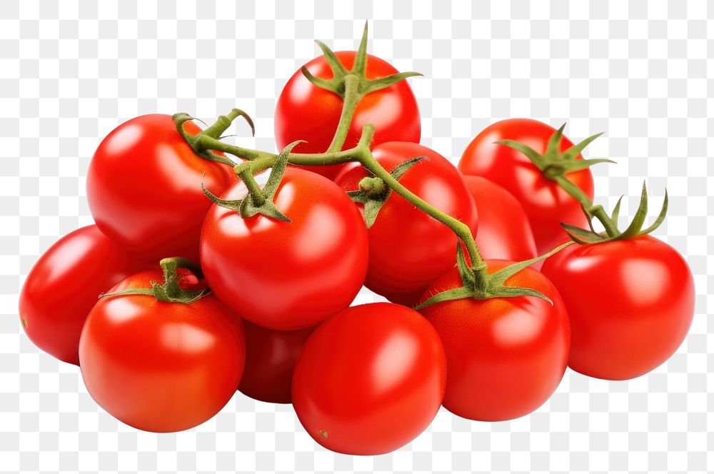 PNG Cherry tomatoes vegetable fruit plant.