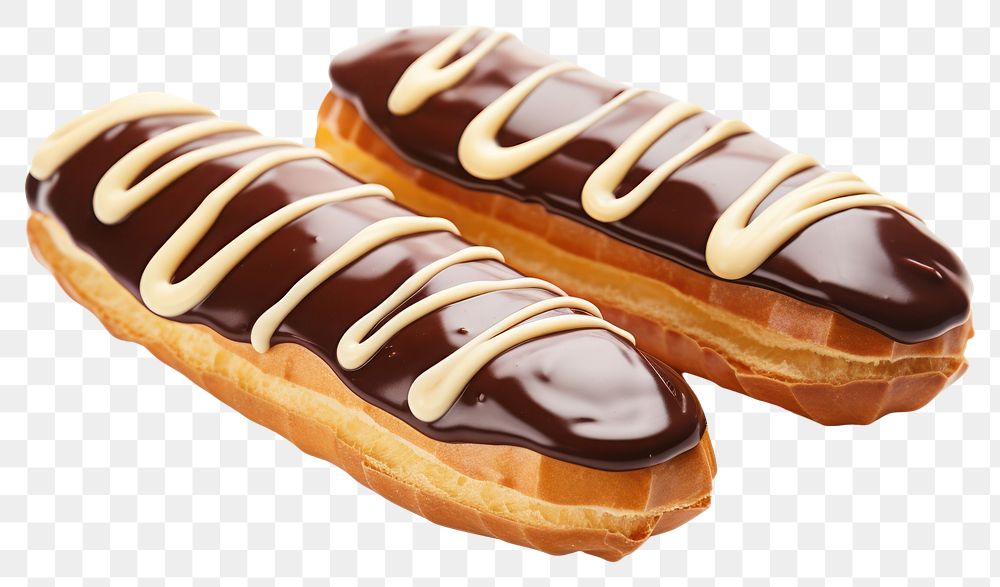 PNG Eclairs confectionery dessert pastry.