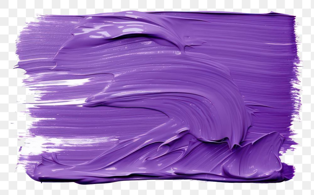 PNG Purple flat paint brush stroke backgrounds white background splattered.