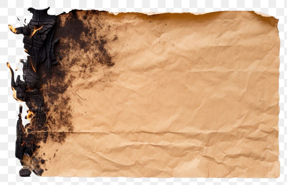 PNG  Paper with burnt backgrounds text white background.
