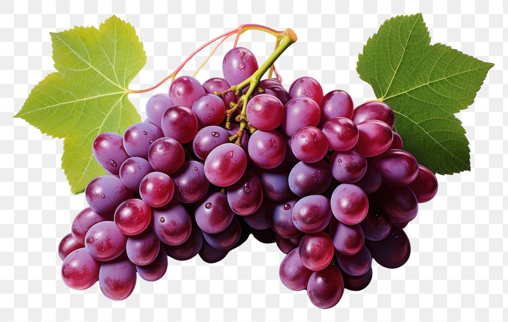 PNG Grape grapes fruit plant. AI generated Image by rawpixel.