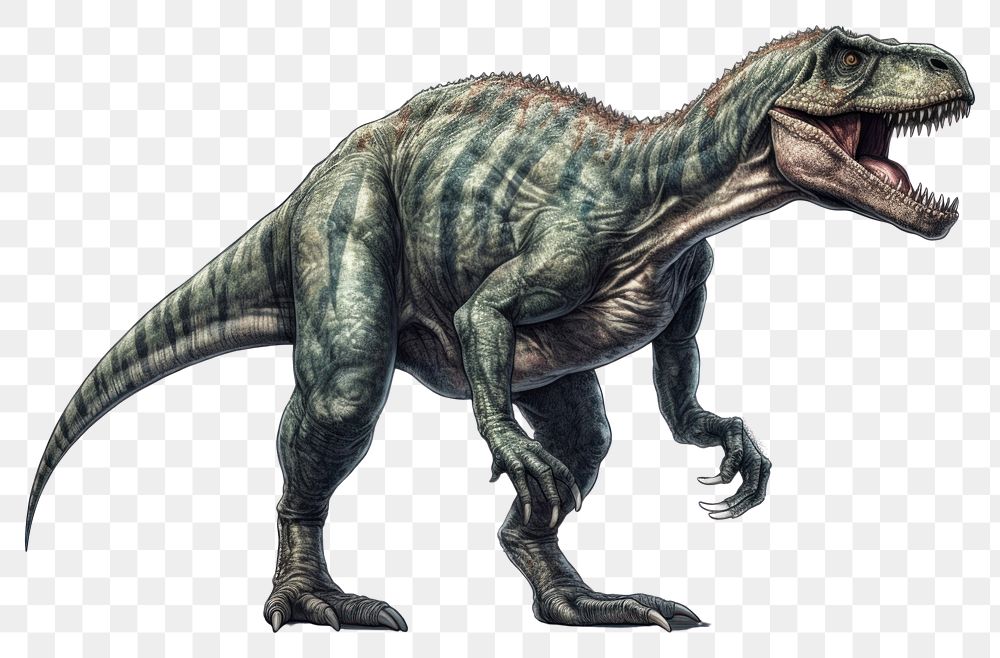 PNG Dinosaur reptile animal extinct. AI generated Image by rawpixel.