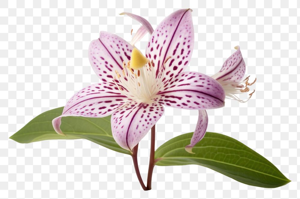 PNG  Japanese toad lily flower blossom petal.