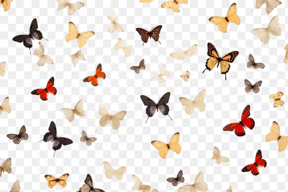 PNG  Butterfly pattern backgrounds animal insect.