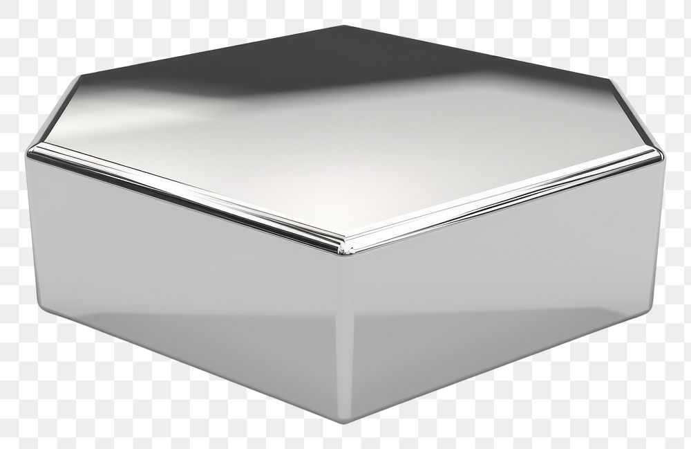 PNG Octagon silver white background rectangle.