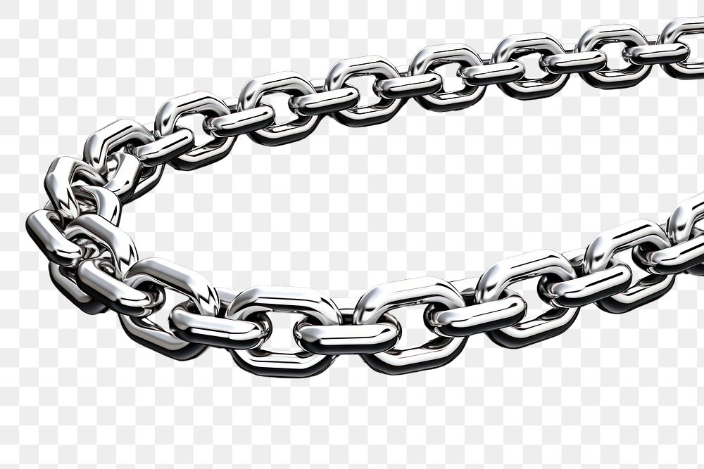 PNG Chain chain jewelry chrome.