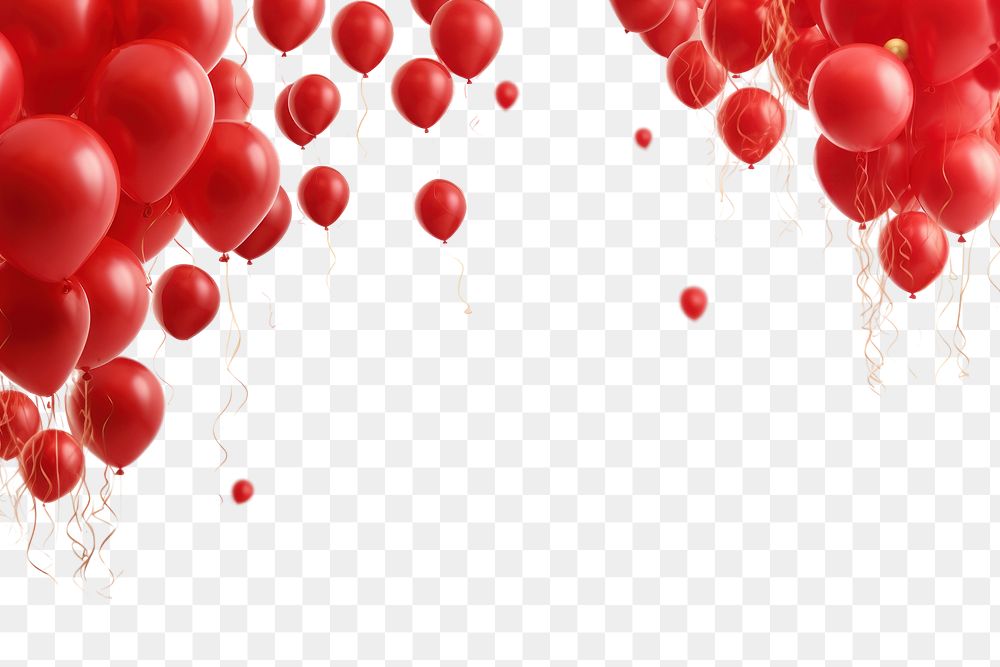 PNG  Chinese New Year style of Balloon balloon backgrounds red.