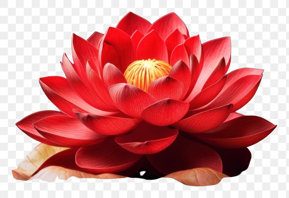 PNG  Chinese New Year style of Lotus flower petal plant.