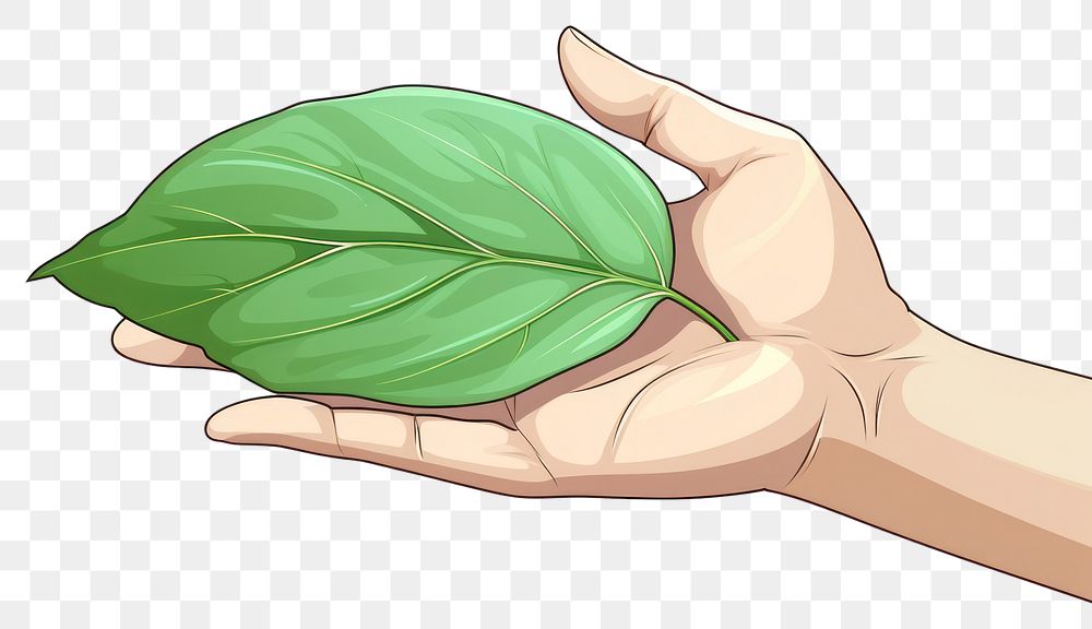 PNG Human hand holding Leaf leaf plant human.