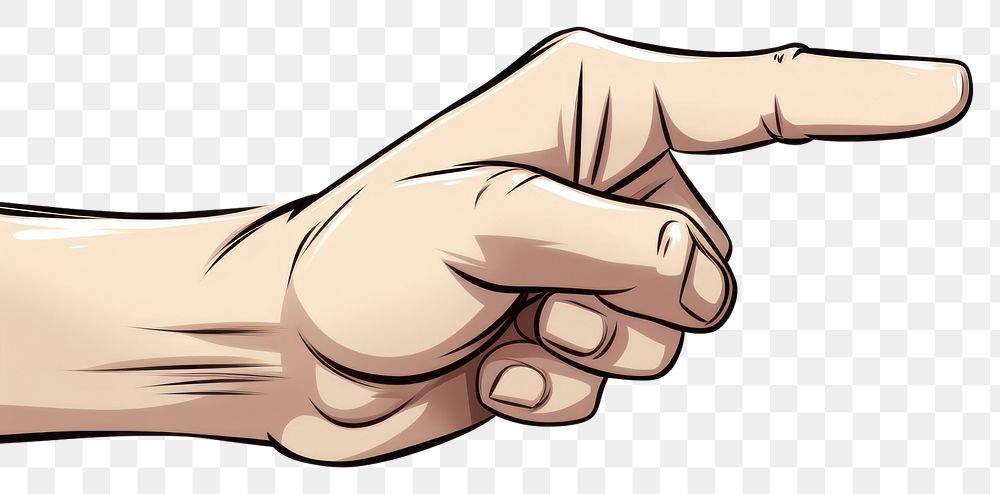 PNG Human hand touching or pointing to something cartoon finger human.