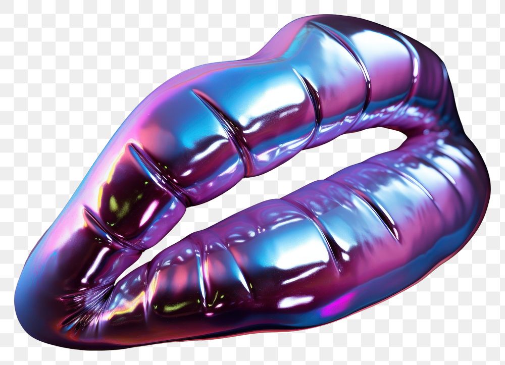 PNG  Lips purple metal appliance. AI generated Image by rawpixel.