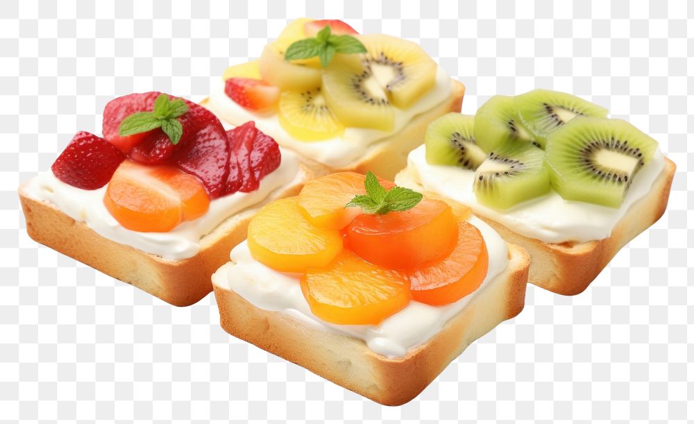 PNG  Japanese style fruit sandwiches breakfast berry bread.