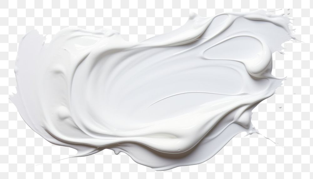 PNG White smeared paint backgrounds cream milk. AI generated Image by rawpixel.