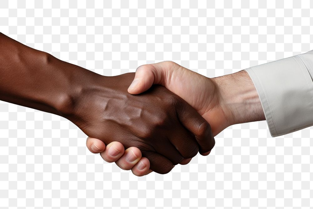 PNG  Handshake agreement jewelry finger.