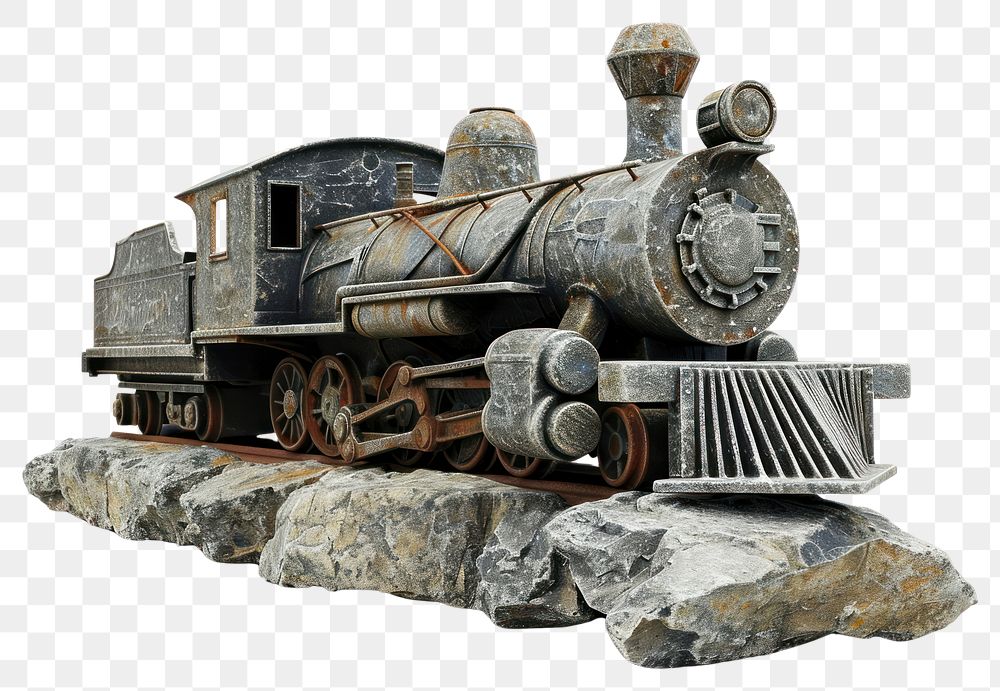 PNG  Rock heavy element Train shape train locomotive vehicle.