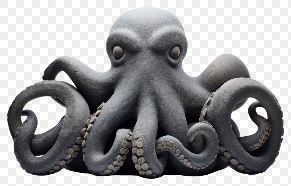 PNG  Rock heavy element Octopus shape octopus animal mammal.