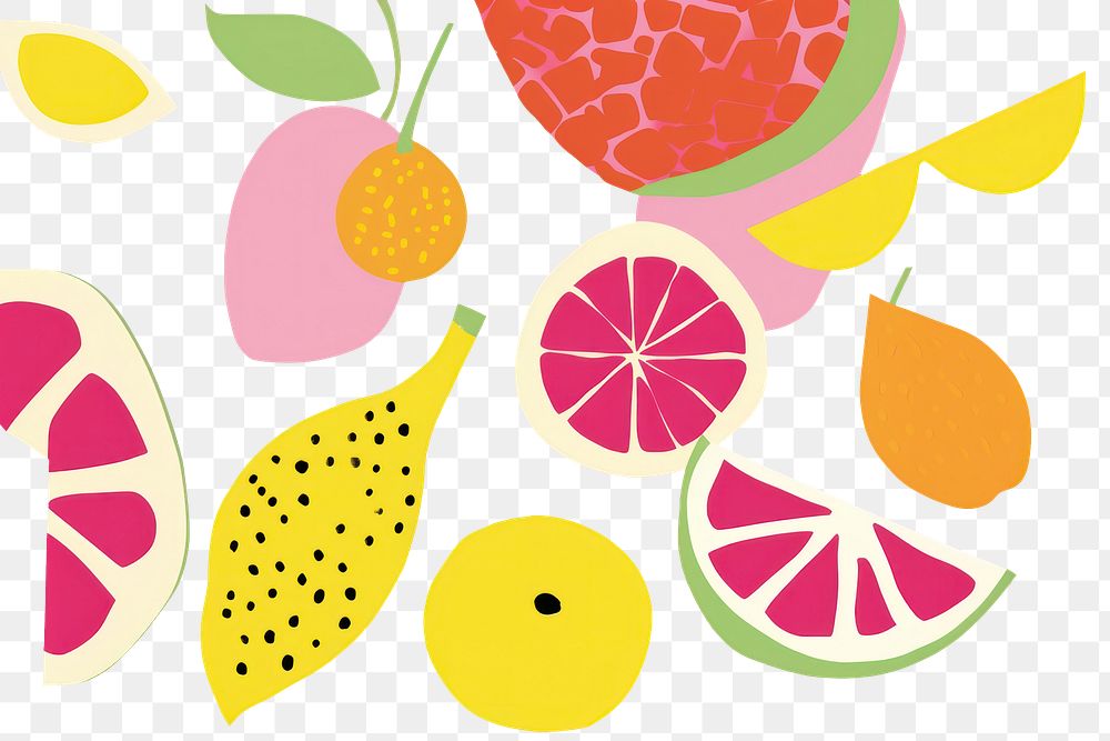 PNG  Fruit backgrounds grapefruit pattern. AI generated Image by rawpixel.