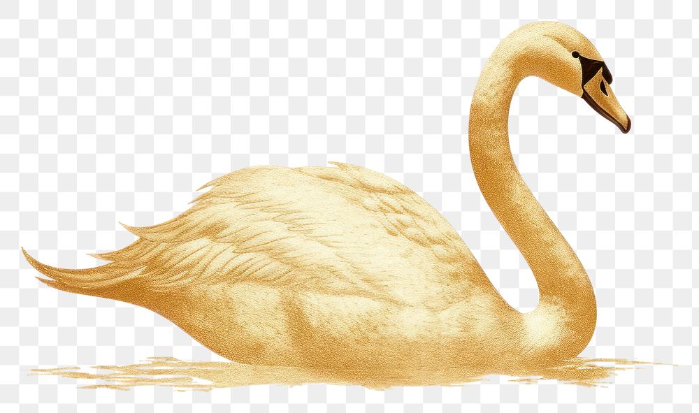 PNG  Swan animal bird anseriformes. AI generated Image by rawpixel.