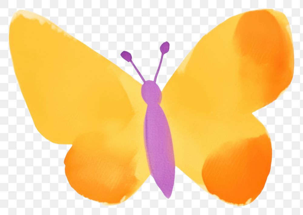 PNG Butterfly insect animal petal. AI generated Image by rawpixel.