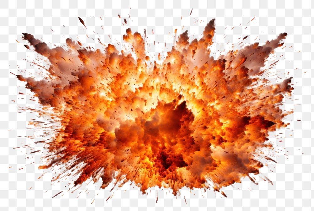 PNG  Explosion fire backgrounds white background.